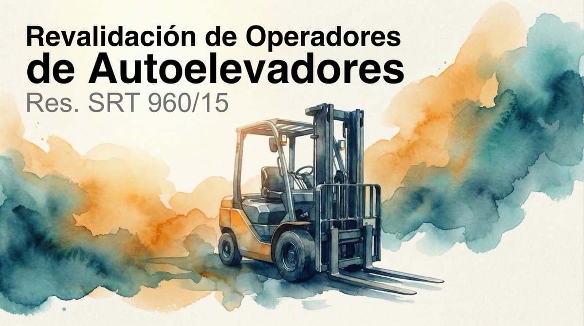 Curso Revalidación de Operadores de Autoelevadores - Res.SRT 960/15