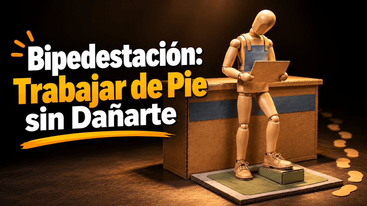 Curso Bipedestación: Trabajar de Pie sin Dañarte