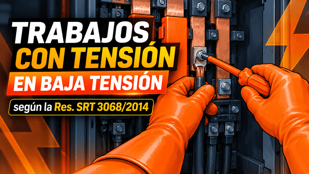 Curso Trabajos con Tensión en Baja Tensión según la Res. SRT 3068/2014